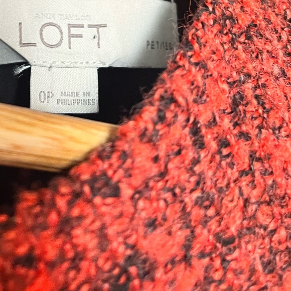 LOFT 0Petite Wool burnt orange Dress - Picture 3 of 5
